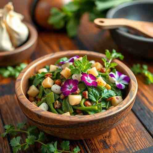 French Guianese Calou - Healthy Green Recipe & Caribbean Side Dish